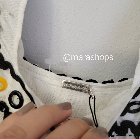 Dodo Bar Or Amal Tassel Studded Maxi Cotton Dress - Picture 5 of 7